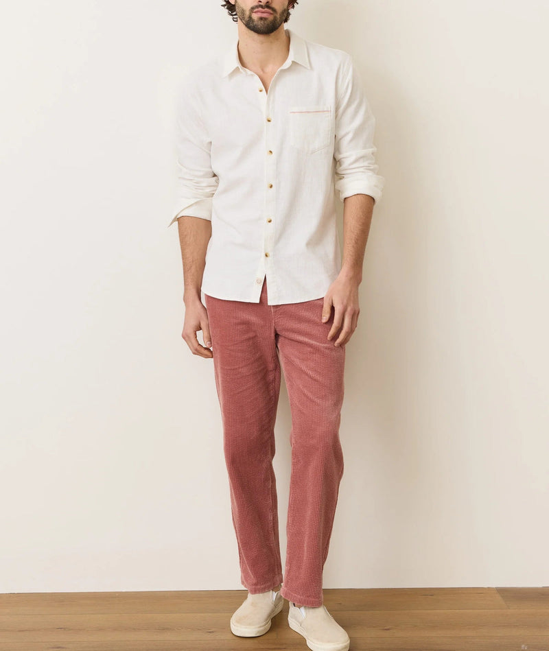 Stretch Selvage Long Sleeve Shirt